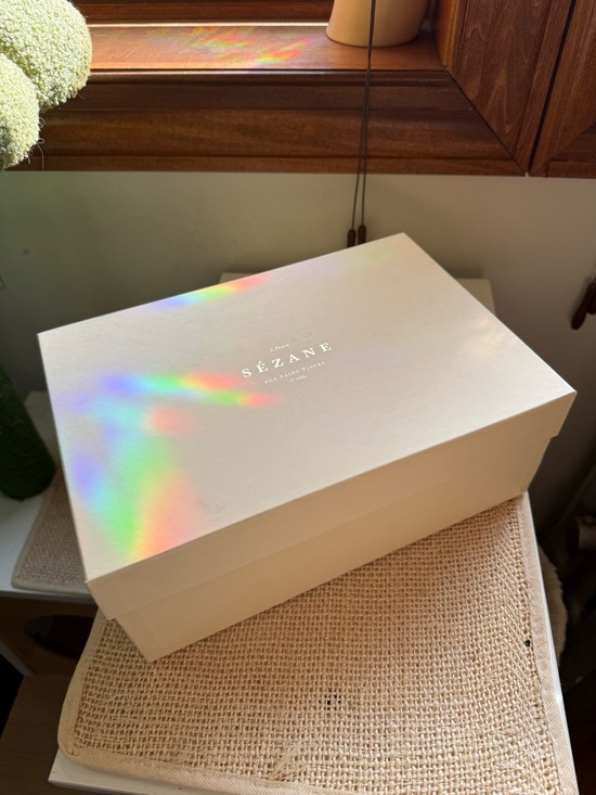 Sezane Brown Leather Mary Jane Block Heel Sandals - Picture 7 of 7